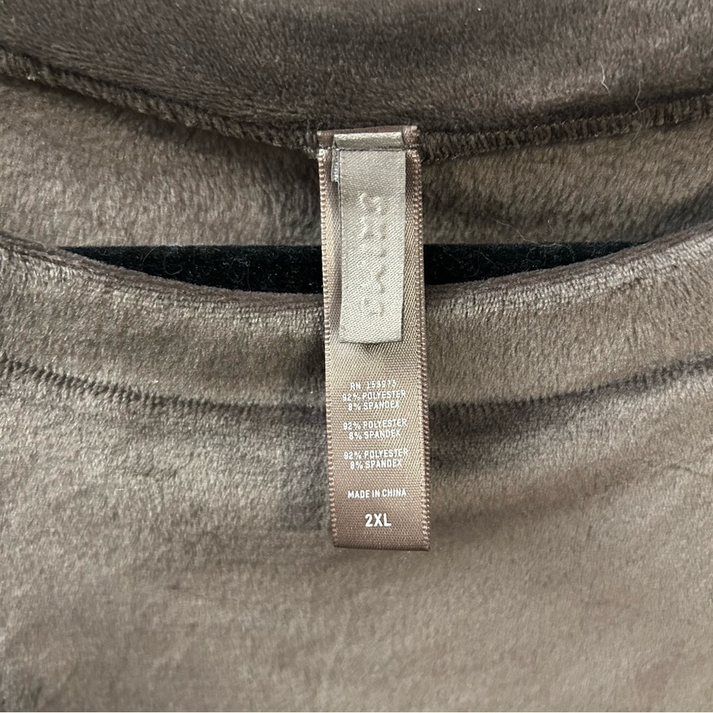 SKIMS Velour Brown Tank Top - Picture 3 of 5
